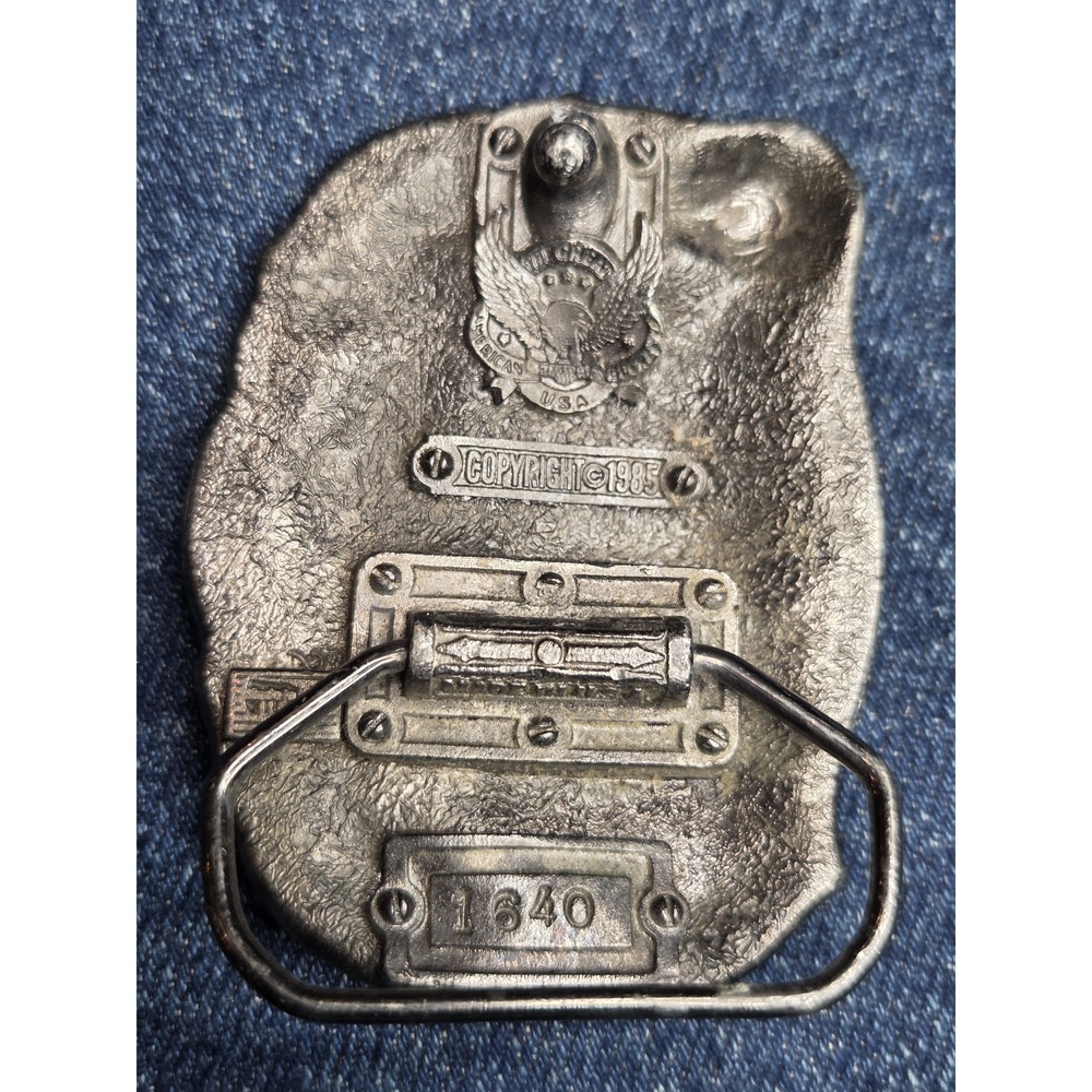Vintage 1985 Gospel Guitar Rockstar Belt Buckle - Picture 6 of 7